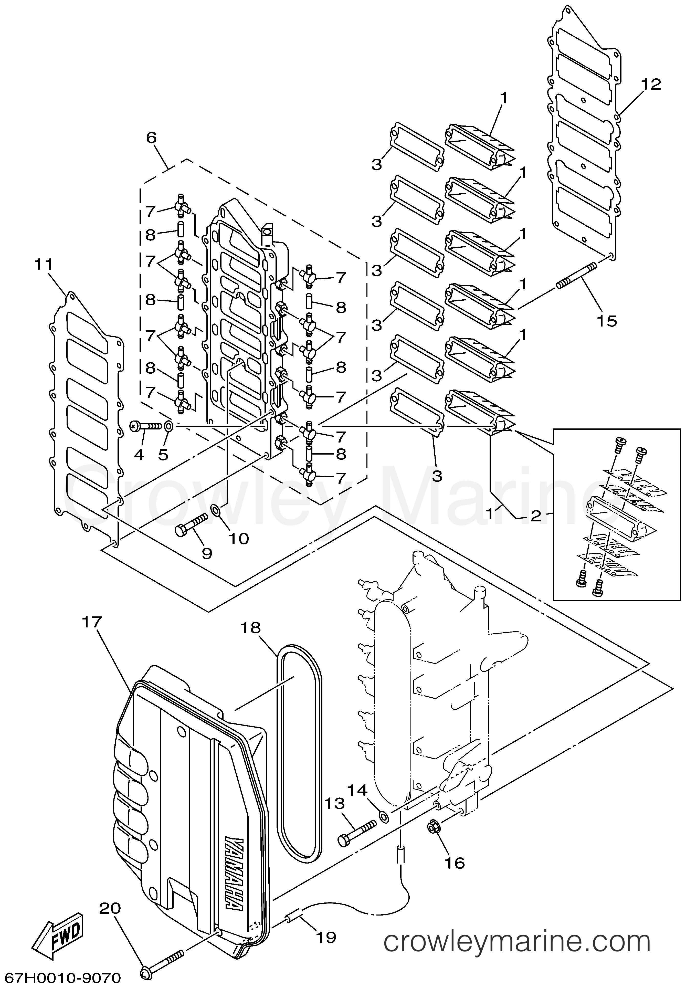 Yamaha Motors SX200TXRA - INTAKE