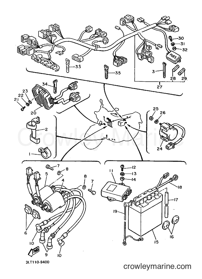 1991 Street Bike YX600 - YX600 (3LT7) [010] - ELECTRICAL 1