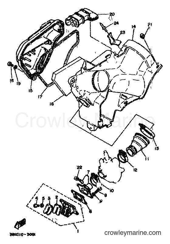 1983 Scooter DT80MX - DT80MX (36N) [999] - INTAKE