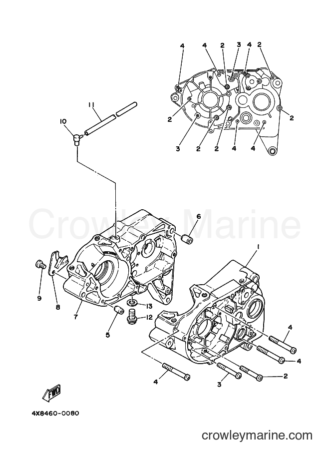 1999 Street Bike RX115 - RX115 (5FS2) [010] - CRANKCASE