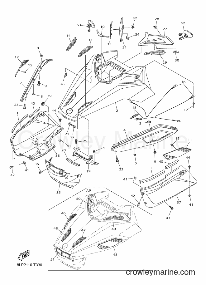 2018 Snowmobile VK10G - VK10G (8LP2) [020] - SHROUD
