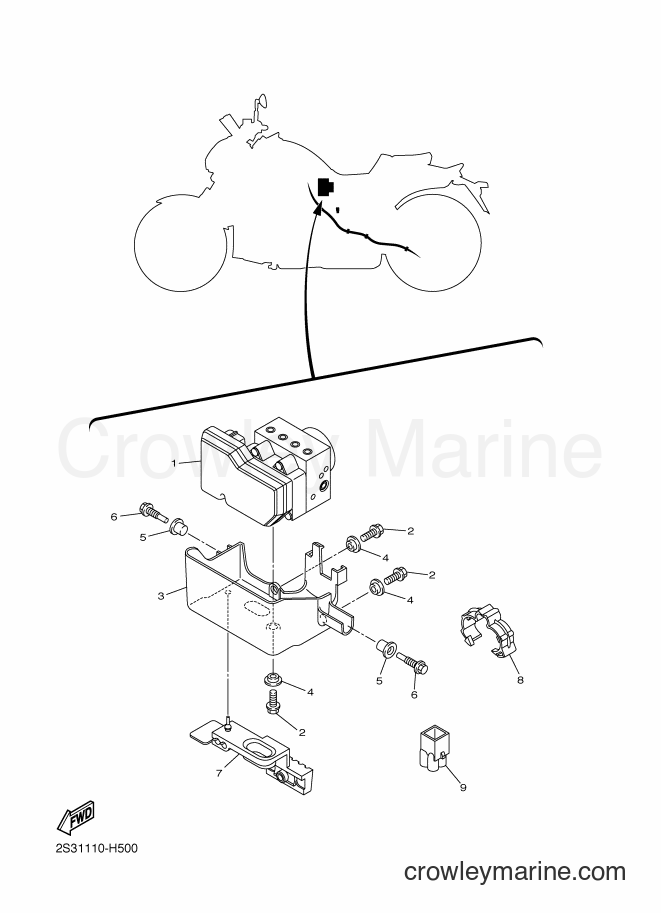 Yamaha Motors VMX17 (2CEL) [010] - ELECTRICAL 3