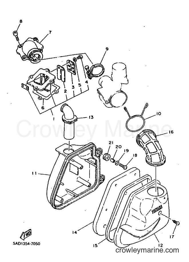 Yamaha Motors YN50 (5ADM) [010] - INTAKE