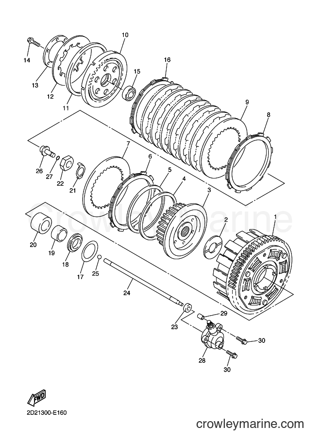 2007 Sport Bike FJR1300AS - FJR1300AS (2D2C) [010] - CLUTCH