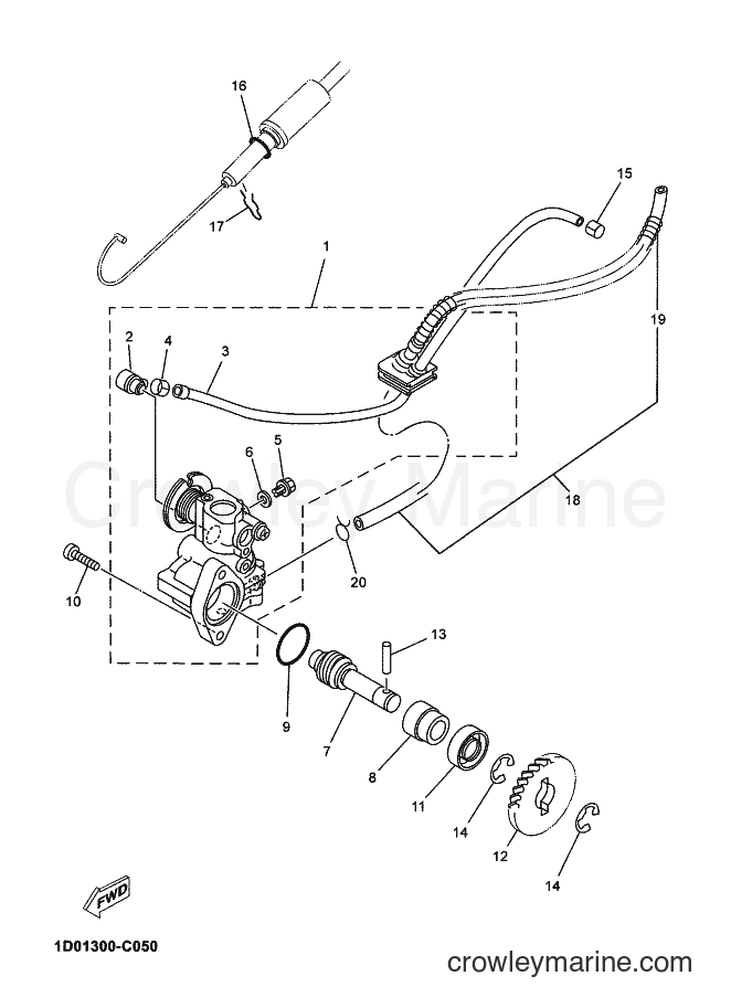 Yamaha Motors DT125X (2C81) [070] - OIL PUMP