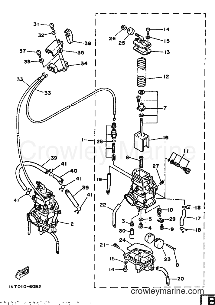 Yamaha Motors TZR250 (2MA) [99A] - CARBURETOR