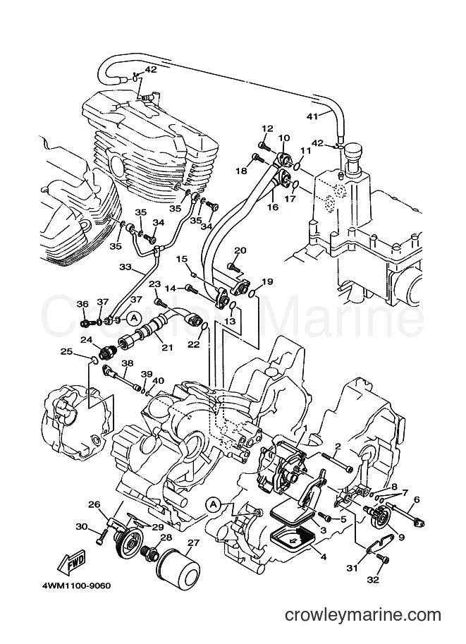 2002 Cruiser XV1600A - XV1600A (5JAA) [030] - OIL PUMP