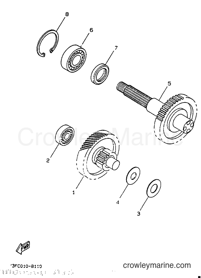 1991 Scooter CW50 - CW50 (4BX1) [999] - TRANSMISSION