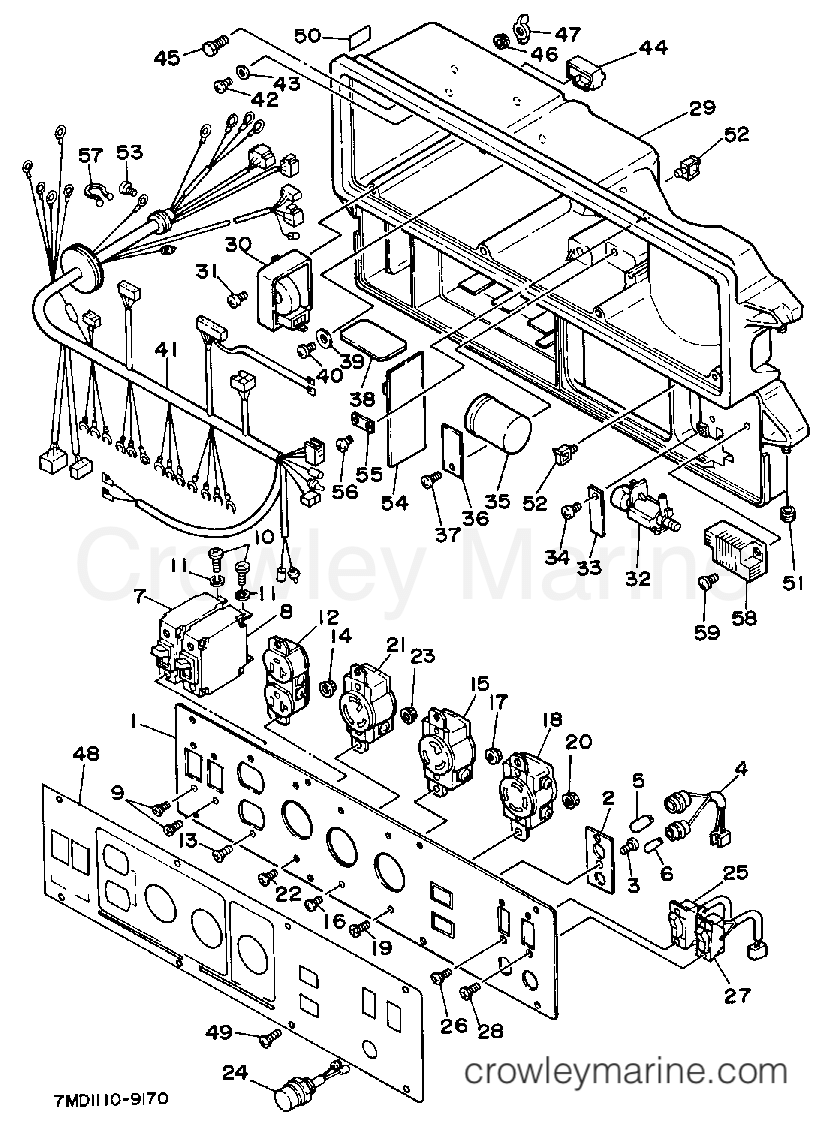 Yamaha Motors YG500D - CONTROL BOX YG600DE