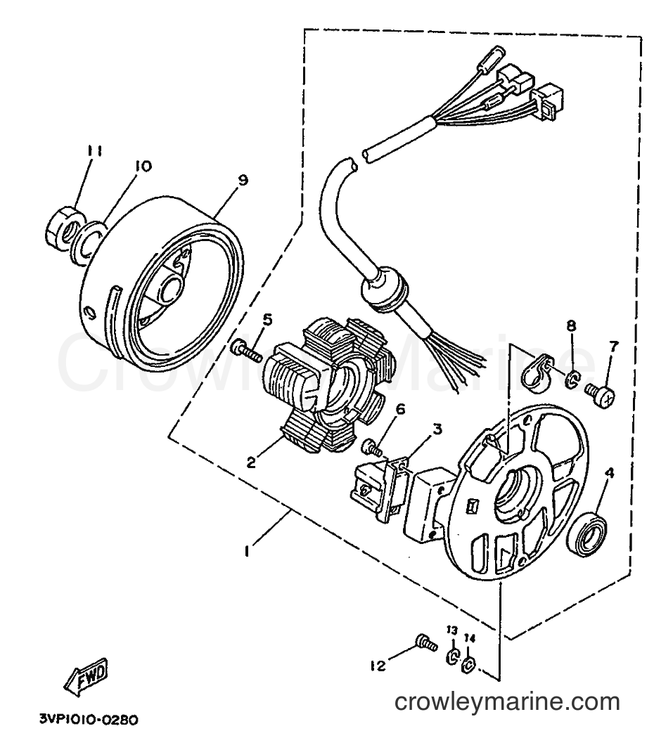 1995 Scooter YE50 - YE50 (4LN3) [999] - GENERATOR