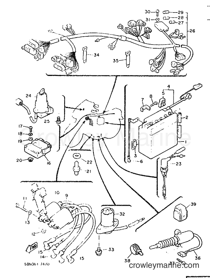 Yamaha Motors XJ900F (58N) [999] - ELECTRICAL 2