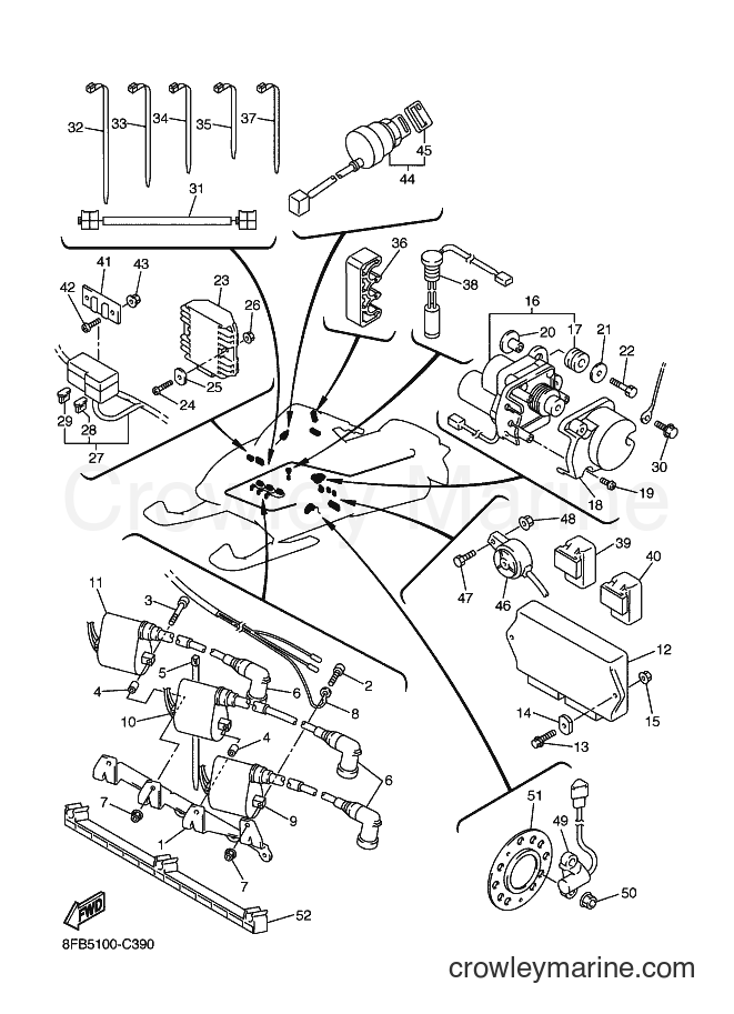 Yamaha Motors SXV70ER (8FB6) [010] - ELECTRICAL 1