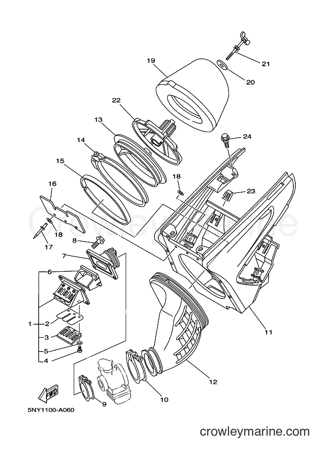 2003 Dirt Bike YZ125 - YZ125 (5UN2) [010] - INTAKE