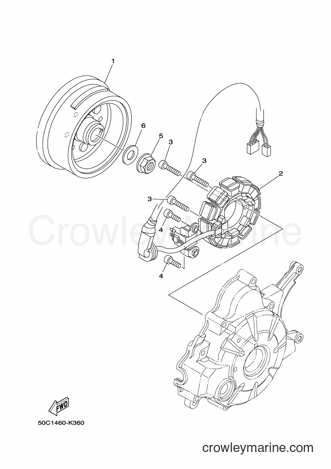 Yamaha Motors T135HC (50C2) [010] - GENERATOR