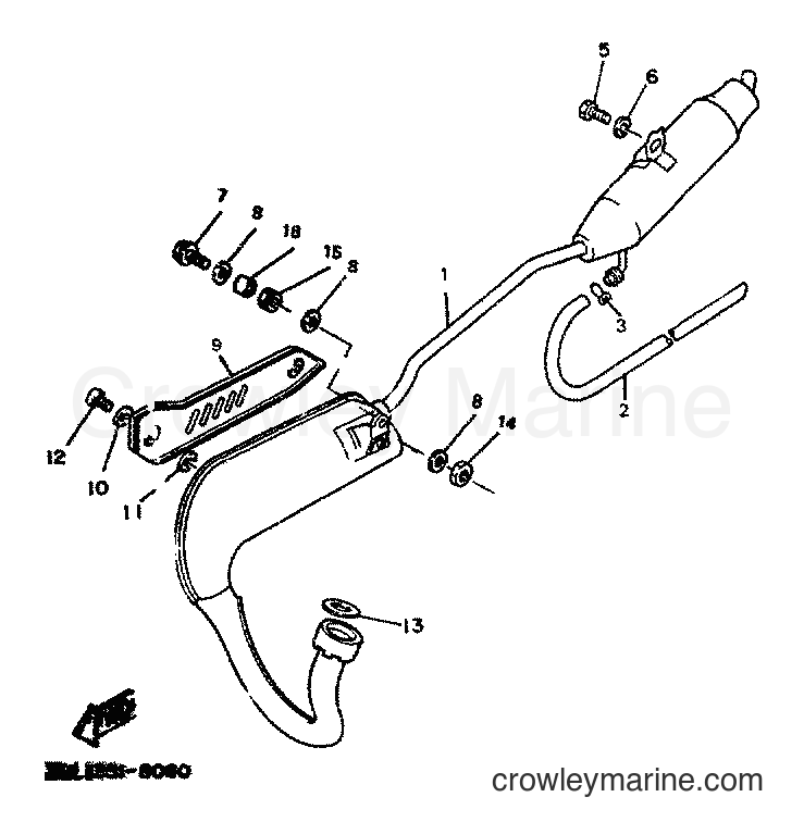 1991 Scooter DT50R - DT50R (4CT2) [999] - EXHAUST