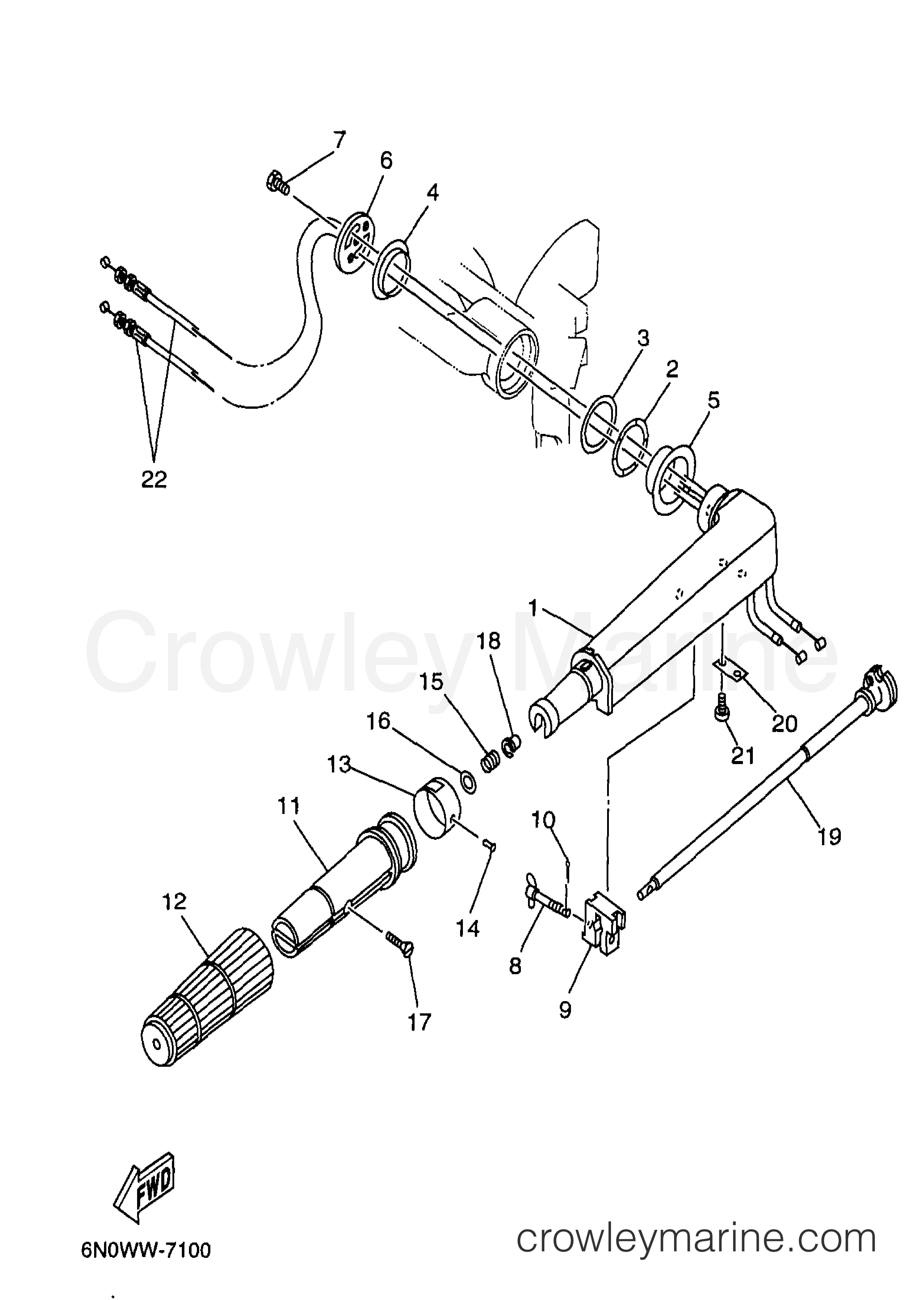 Yamaha Motors 8MSHX - STEERING