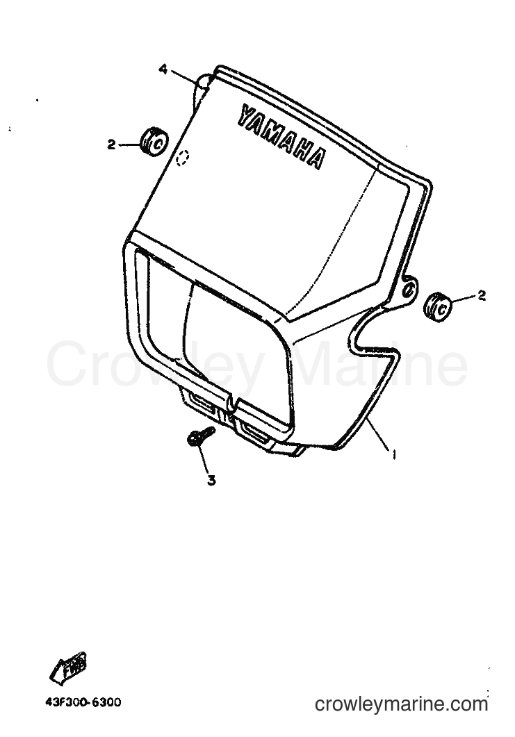 Yamaha Motors XT500L (55A) [999] - COWLING