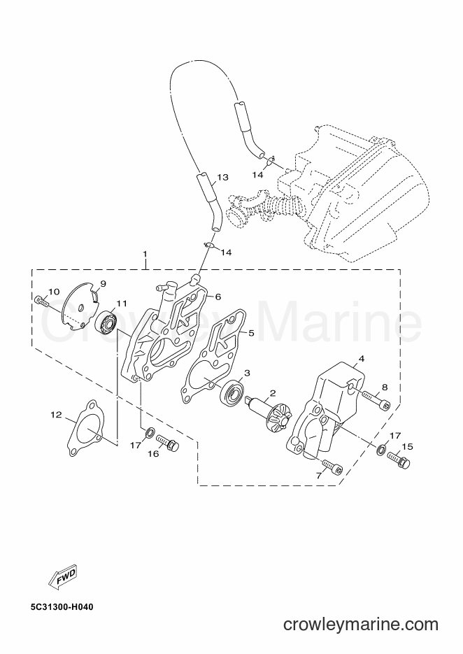 Yamaha Motors YN50F (2AC2) [020] - WATER PUMP