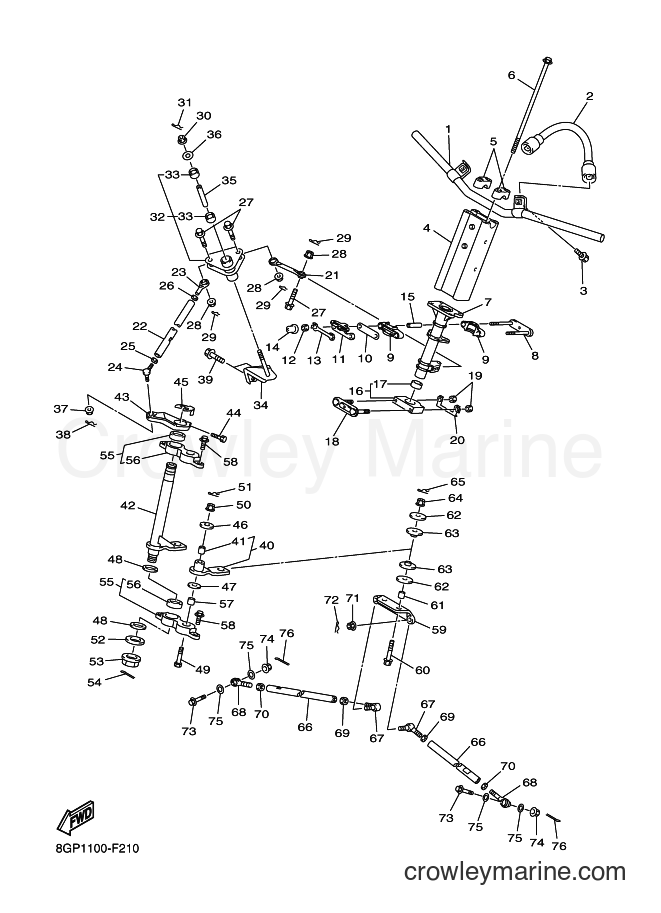 2007 Snowmobile RT50 - RT50 (8GP2) [010] - STEERING