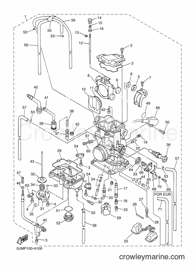 2014 Dirt Bike WR250F - WR250F (1HCD) [010] - CARBURETOR