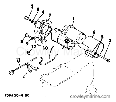 Yamaha Motors EDY5000DVE - STARTER EDY 5000 DVE