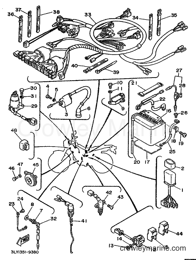 1989 Dirt Bike TW200E - TW200E (3LY1) [999] - ELECTRICAL 1