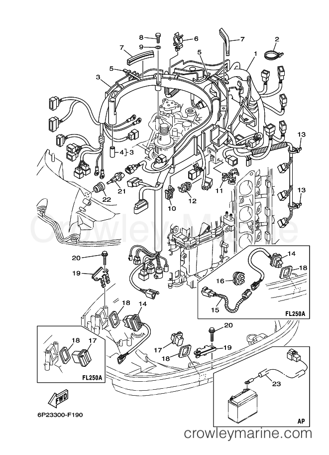 Yamaha Motors F250AETX (6P23) [060] - ELECTRICAL 3