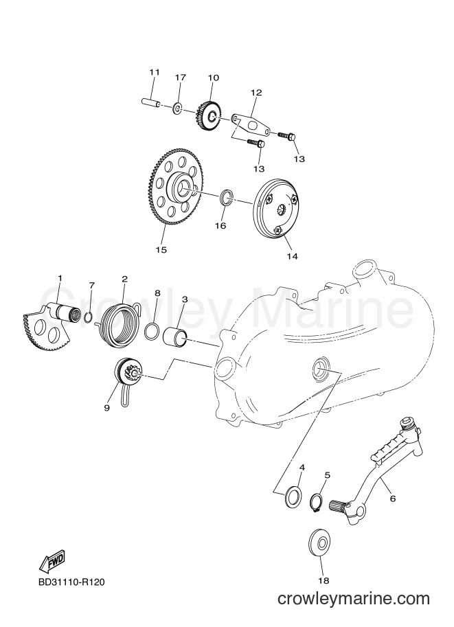 Yamaha Motors YFM90R (BD3B) [010] - STARTER