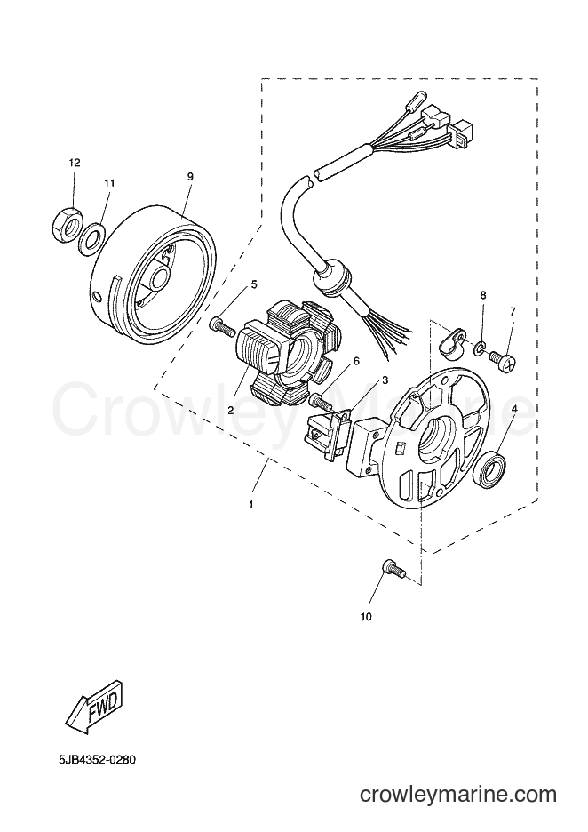 Yamaha Motors YH50 (5PF4) [010] - GENERATOR