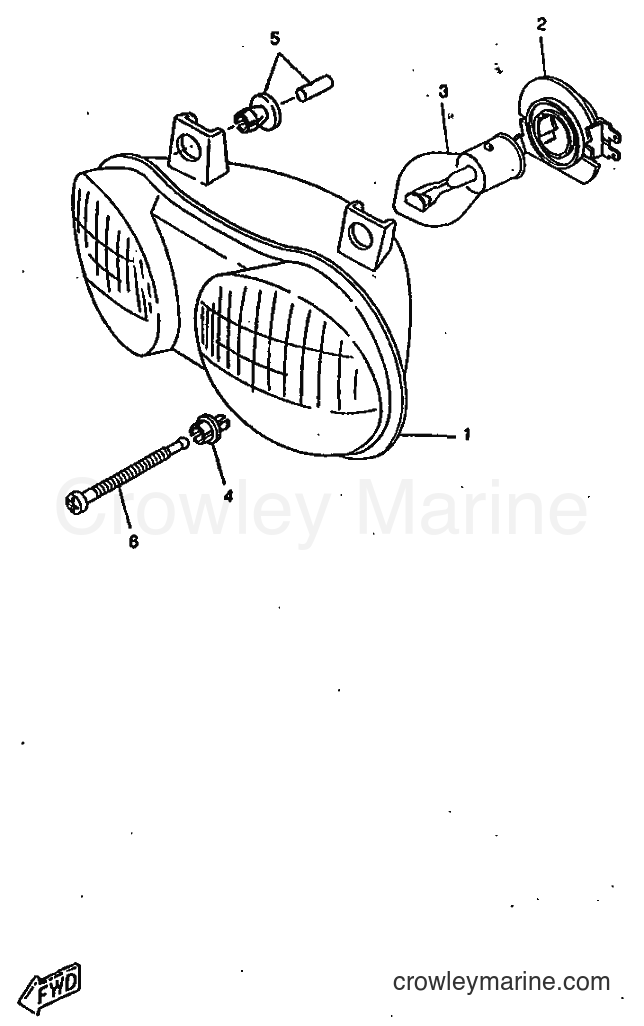 1998 Scooter CW50RSP - CW50RSP (4WL6) [010] - FARO DELANTERO