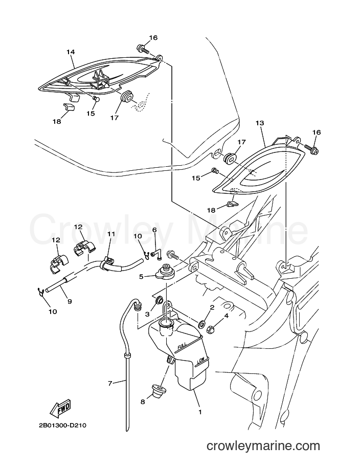 2007 Street Bike TDM900A - TDM900A (2B03) [030] - SIDE COVER