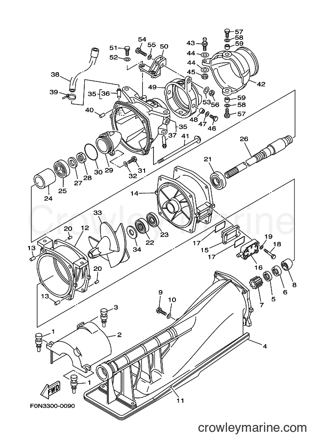 Yamaha Motors JET FOR WB800 (67U1) [020] - JET UNIT 1