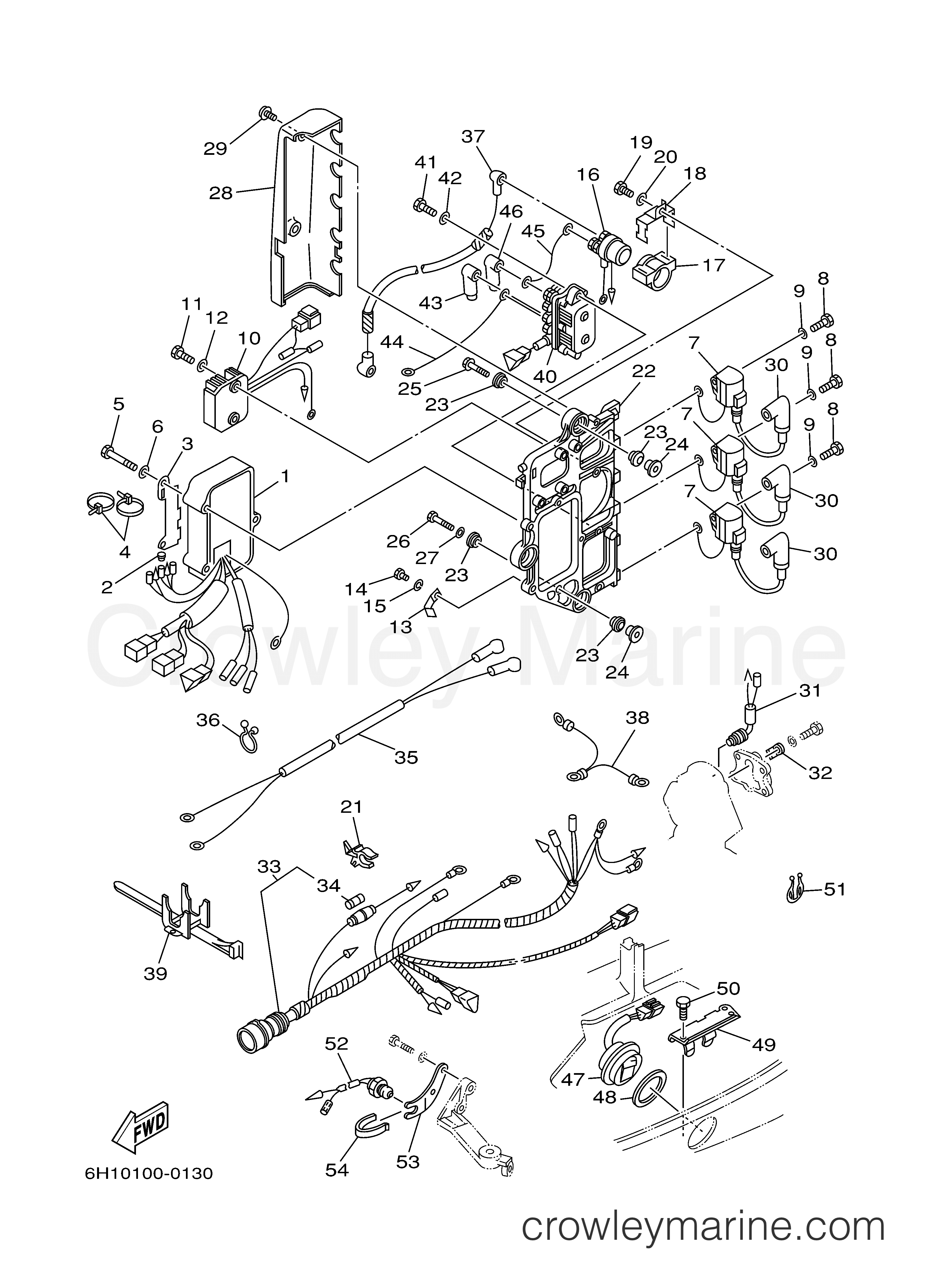 Yamaha Motors 90TLRY - ELECTRICAL 1