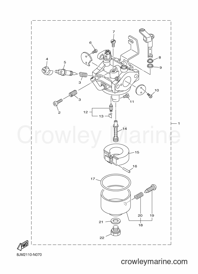 Yamaha Motors SRX120 (8JMC) [010] - CARBURETOR