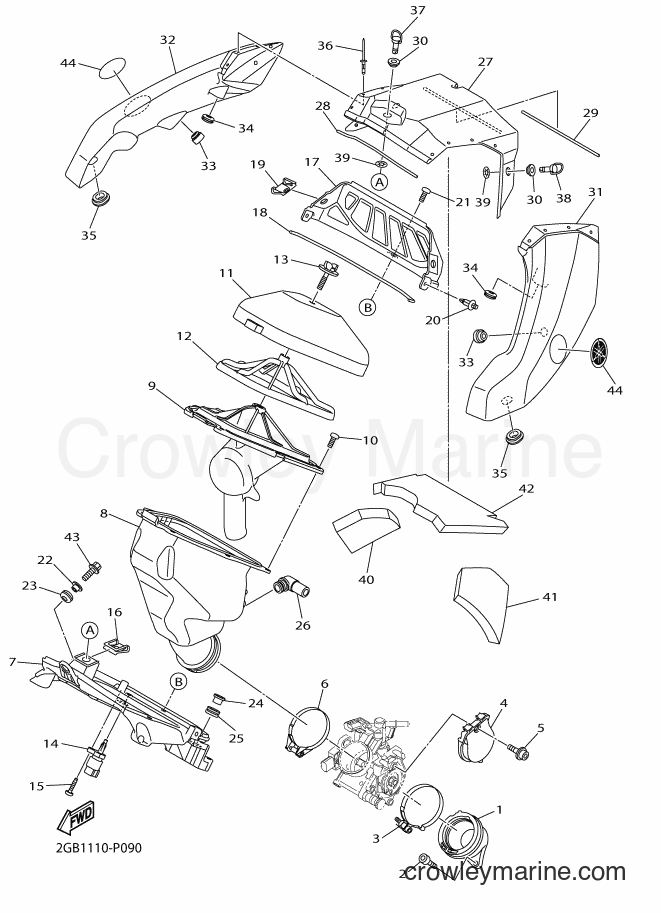 2017 Dirt Bike WR250F - WR250F (2GBD) [010] - INTAKE