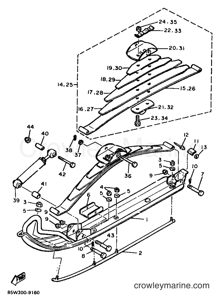 1990 Snowmobile ET400TRP - ET400TRP (85W2) [999] - SKI