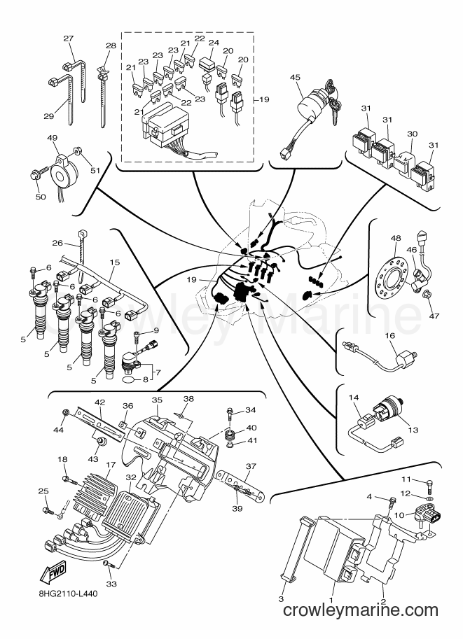 Yamaha Motors RX10ST2 (8HN3) [020] - ELECTRICAL 1