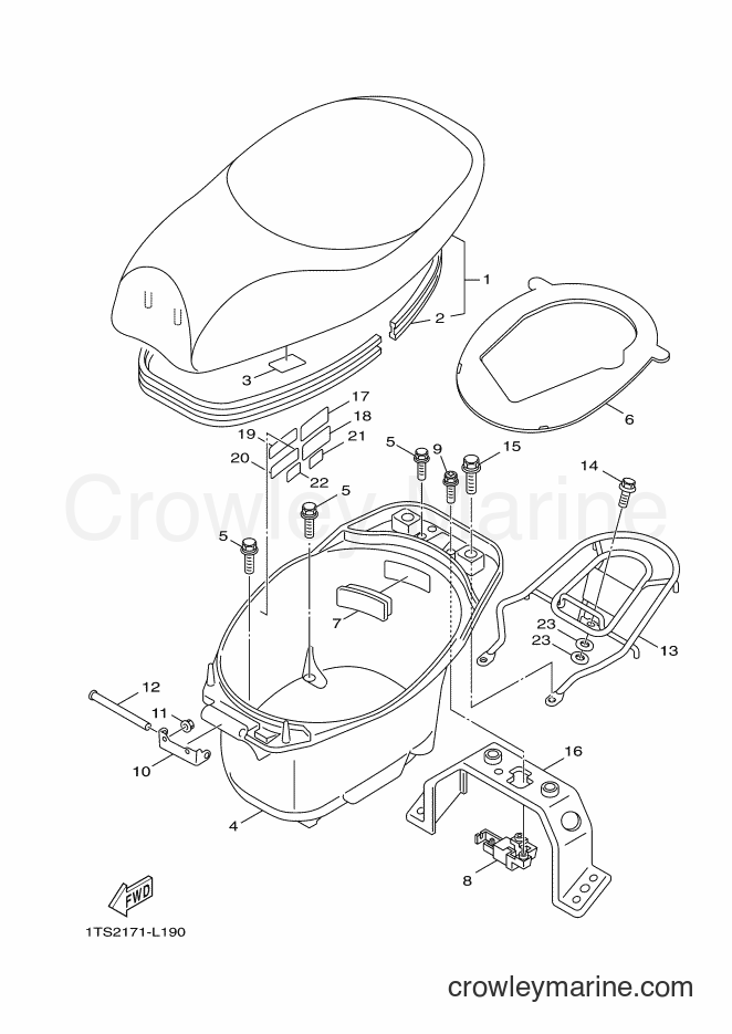 Yamaha Motors XC50 (1TSC) [010] - SEAT