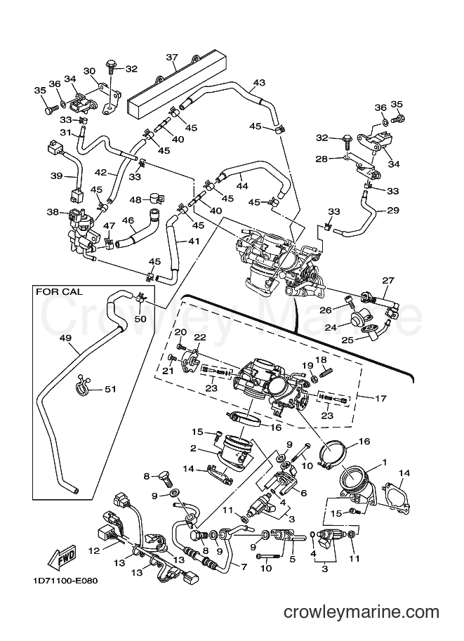 Yamaha Motors XV1900A (4D56) [010] - INTAKE
