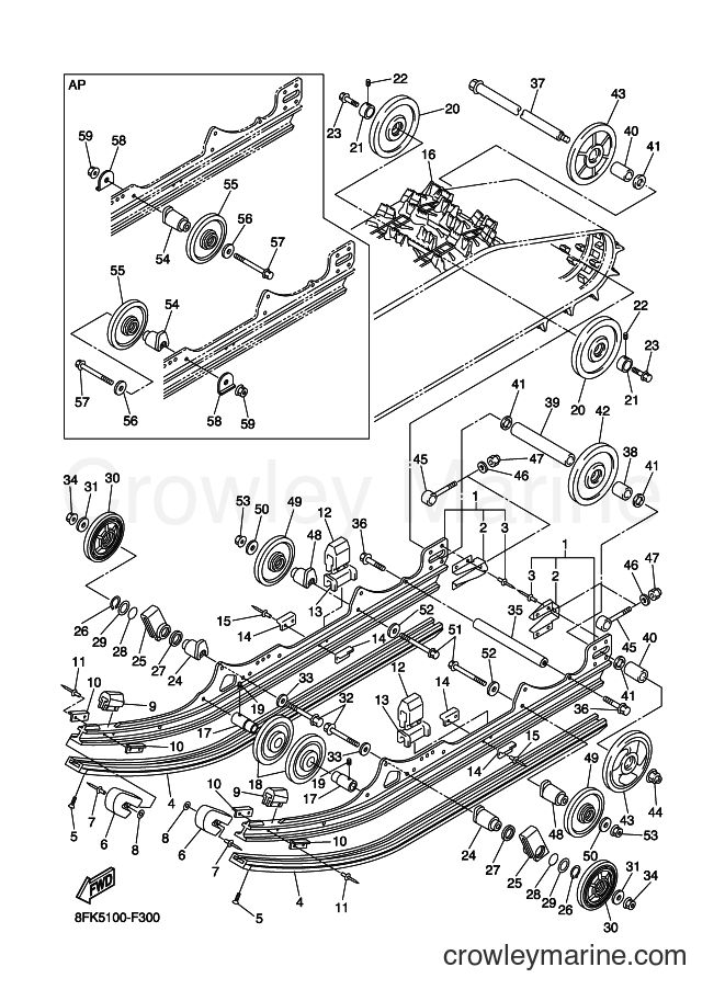2007 Snowmobile RSV10 - RSV10 (8GE4) [010] - TRACK SUSPENSION 2