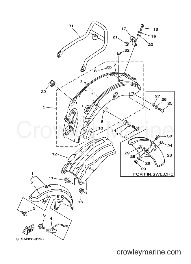 Yamaha Motors XV250S (3LSM) [100] - FENDER