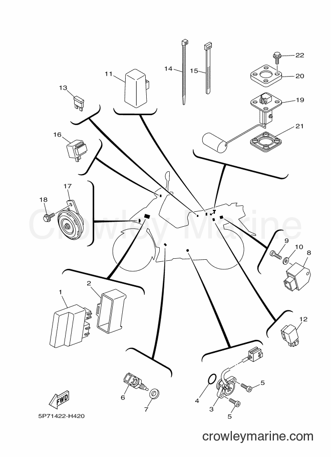 2009 Scooter T135HC - T135HC (5P71) [020] - ELECTRICAL 2