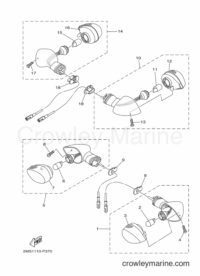 2017 Sport Bike YZF-R3 - YZF-R3 (2MS6) [010] - FLASHER LIGHT