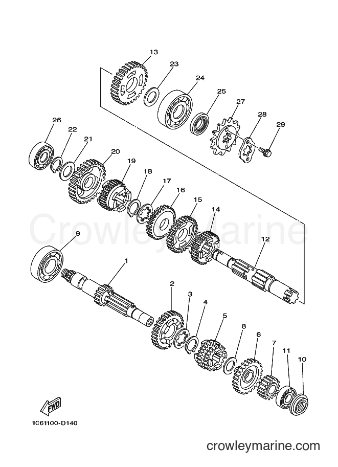 2016 Dirt Bike TT-R230 - TT-R230 (B685) [010] - TRANSMISSION