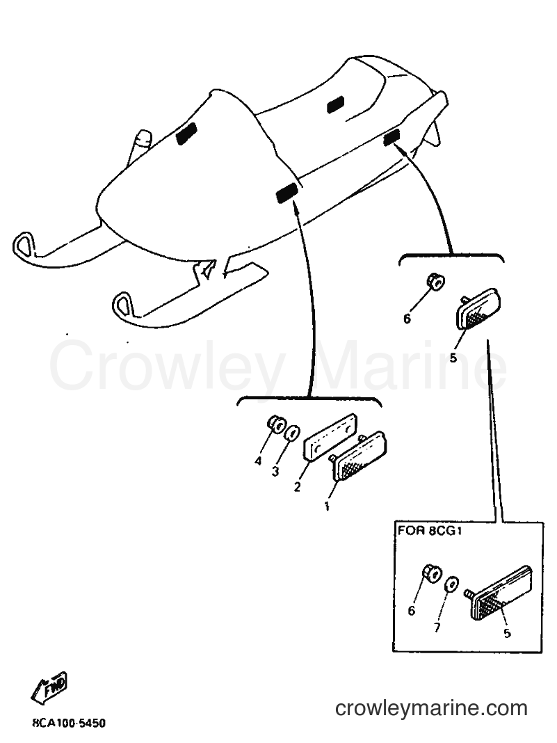 Yamaha Motors VX600 (8CA2) [020] - ELECTRICAL 4