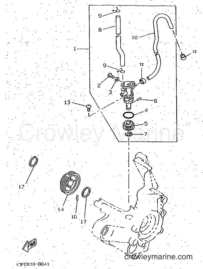 1997 Scooter CW50 - CW50 (4VVB) [999] - OIL PUMP