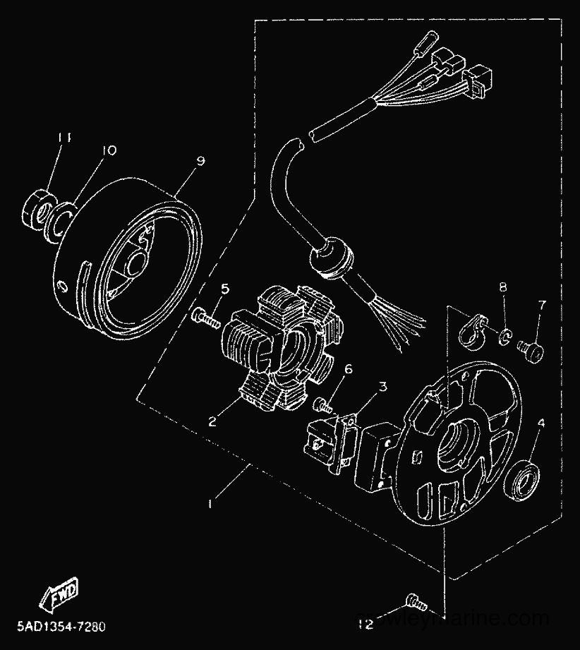 2000 Scooter YN50 - YN50 (5BV5) [010] - LICHTMASCHINE