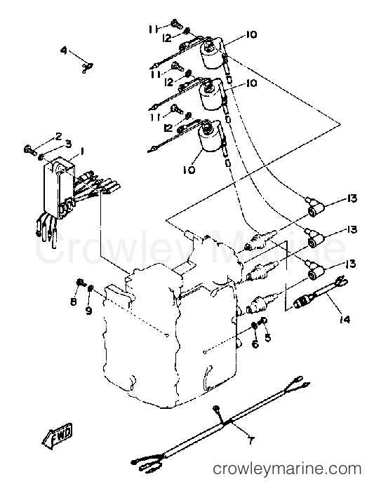 Yamaha Motors 30ELG - ELECTRIC  CDI UNIT