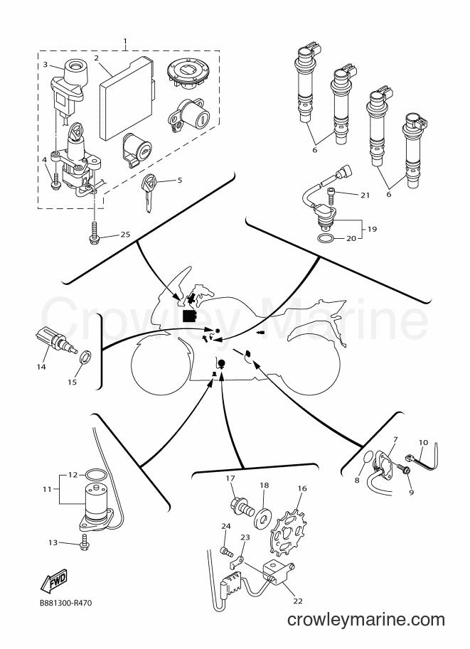 2018 Sport Bike FJR1300A - FJR1300A (B88H) [010] - ELECTRICAL 1