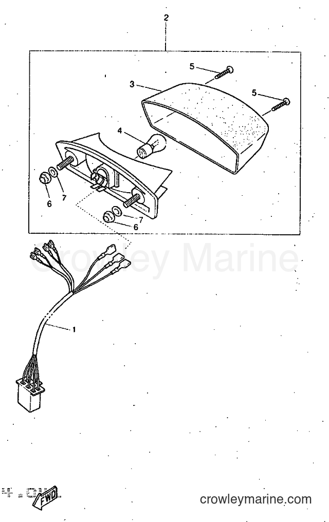 1997 Scooter DT50R - DT50R (5EC1) [999] - LUZ DE COLA